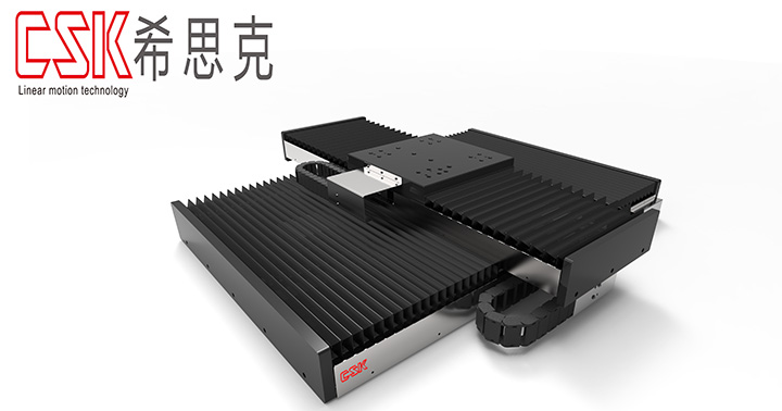 说明 特性 直线电机直接驱动,高响应、高加减速、高定位精度、高可靠度、零磨擦。 采用CSK直线导轨,精度高、寿命长、摩擦小、运行平稳。 应用 小型精密高速机床、精密高速自动化设备、晶圆制造、晶片封装等半导体生产制造、平板显示器、 LED高速金线焊接、激光加工、激光成像、光学元件耦合对心、精密测量等设备。 直线电机精密定位平台技术参数