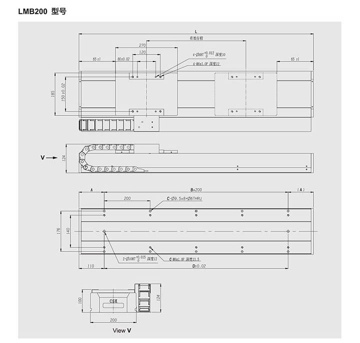 LMB直线电机模组-200型号